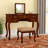 Daryel Vanity Set Featuring Stool and Flip-Up Mirror-862310169