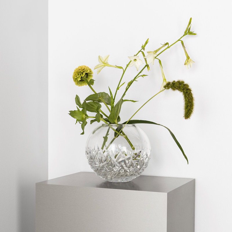 Carat Crystal Table Vase, overall height- 6.6''