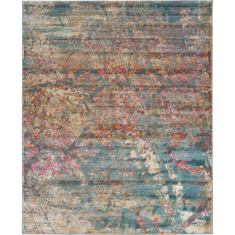 Oriental Indoor Rug, Rectangle 10' x 13'