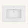 30.2"X18.5" White Rectangular Single Vanity Top With 1 Faucet Hole And Overflow(Sink Only)