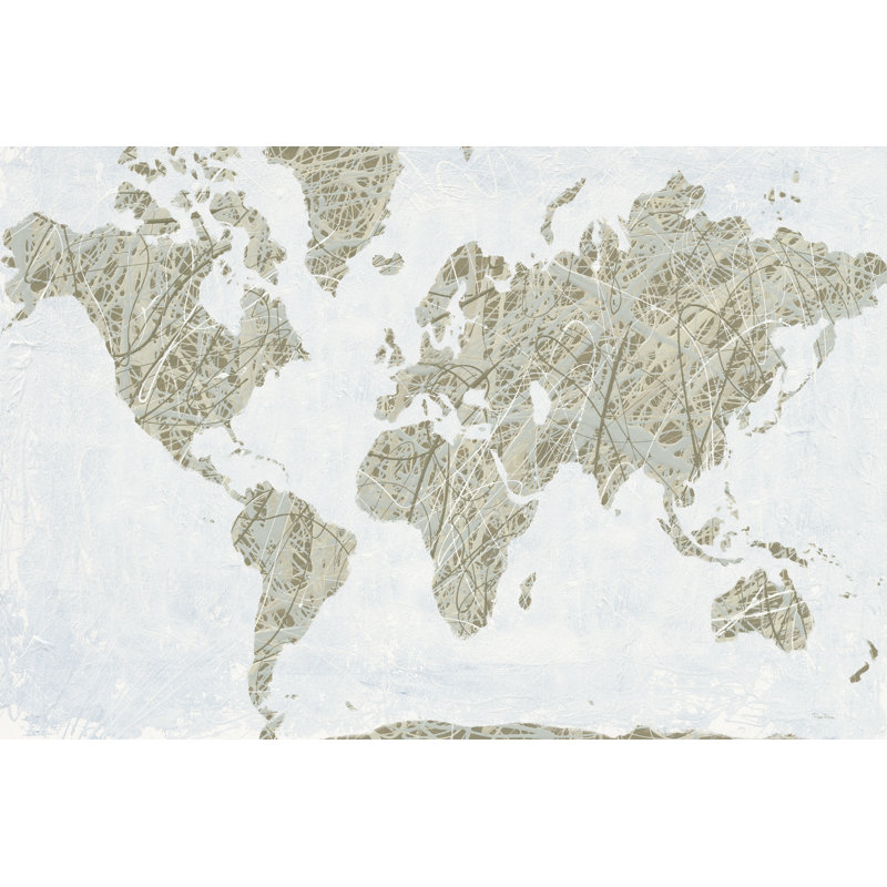 Spinning World by Piper Rhue - Wrapped Canvas Painting, 61cm H x 91cm W x 3.8cm D