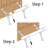 4ft Bar Foot Rail Kit Complete Mount Hardware and Maple Tubing-50904932