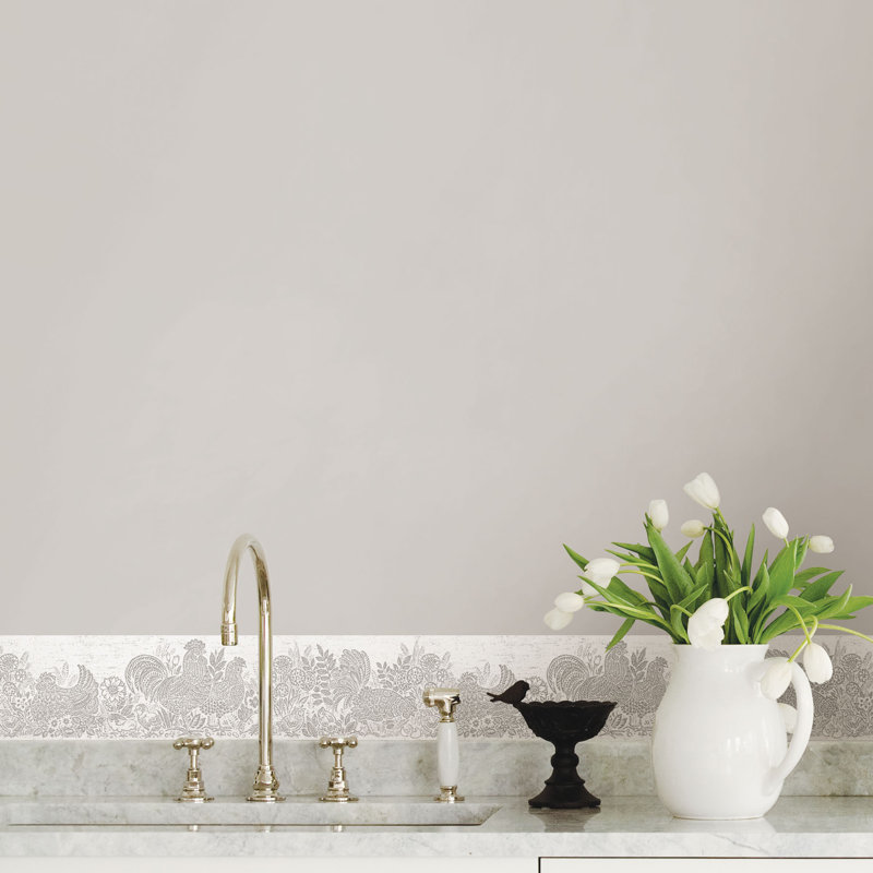 Bordure de poulet bleu parton, Gris clair