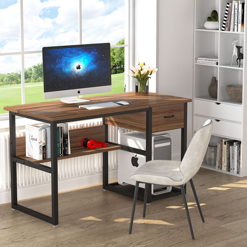 47" Drafting Desk, Brown