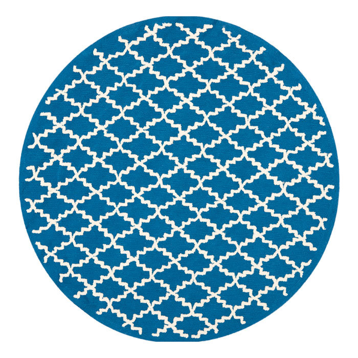 Fullerton Hand Hooked Cotton Pile Geometric Rug