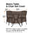 Madrona 72 " W Outdoor Patio Dining Set Cover