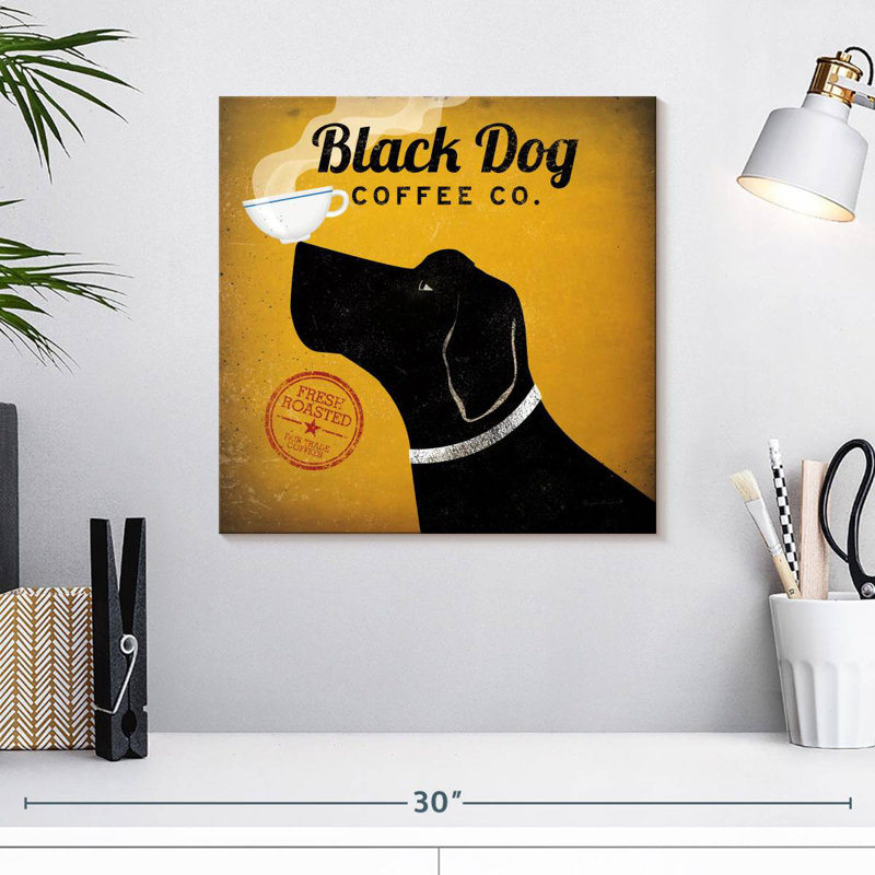 Tergel Black Dog Coffee Co, H 16 po x l 16 po