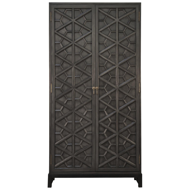 Maharadscha 2 - Door Armoire, Pale, 100" H x 51" W x 20" D
