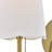 Groover Scalloped Linen Shade Wall Sconce-13492094