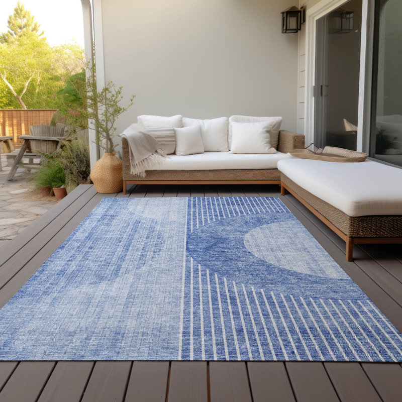 Tapis intérieur / extérieur Ayush, Rectangle de 10 pi x 14 pi