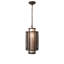 8.5" Wide Cilindro Weave-Tex Mini Pendant