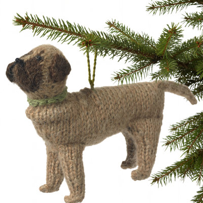 Arcadia Home Mastiff Hand-Knit Ornament