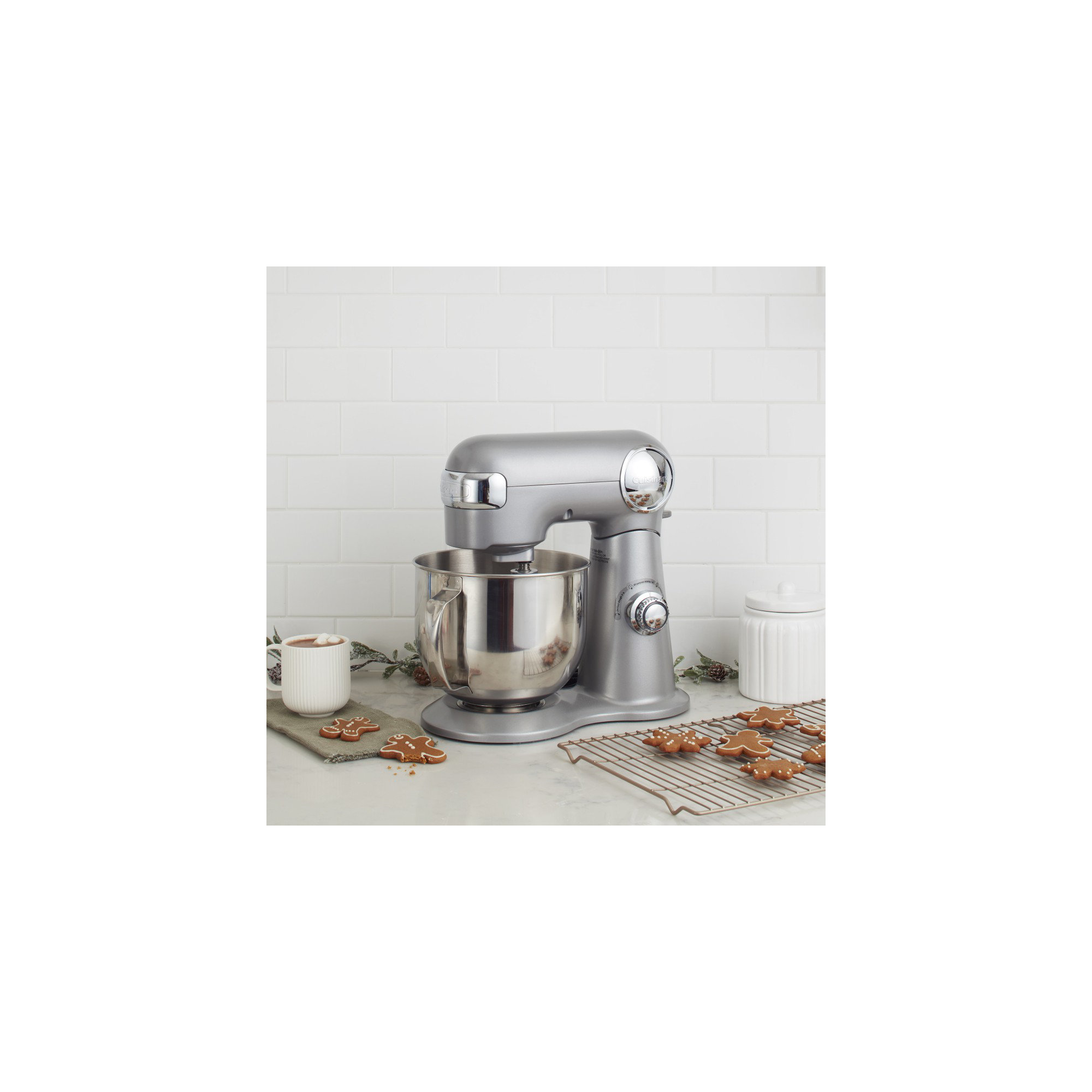 Cuisinart 12 Speed 5.5 Qt. Stand Mixer, Silver Lining