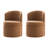 Waynesville 24''W Modern Channel-Tufted Backrest Dining Chair with Hidden Casters Set of 2-124538295