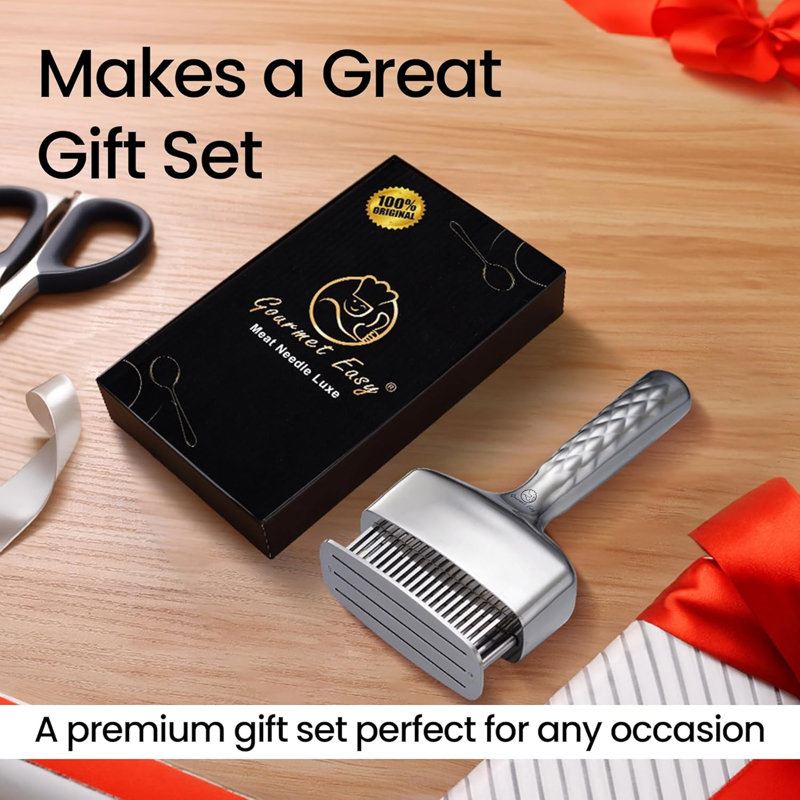 Gourmet Easy Stainless Steel Manual Meat Tenderizer