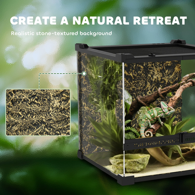 Reptile Box, 30cm H x 30cm W x 30cm D 
