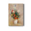 Vase de fleurs (fond rose) - impression sur toile tendue-1456417683