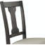 Ensemble de 2 chaises d'appoint en lin Wallace