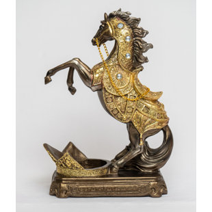 Magnifique cheval porte-bouteille de vin Figurine animalière Armoire à vin de comptoir Décorations Cadeaux pour les amateurs de vin, présentoir de table