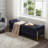 Lunara 66'' W Upholstered Storage Bench for Bedroom End of Bed King Size with Button-Tufted and Metal Gold Legs-45669436