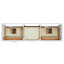 ARIEL Monroe 73 Double Sink Bathroom Vanity with Pure Quartz Top-1680735483
