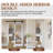 Pre-assembled Door Panel, 𝗗𝗼𝘂𝗯𝗹𝗲-𝗦𝗶𝗱𝗲𝗱 𝗠𝗶𝗿𝗿𝗼𝗿𝗲𝗱 Sliding Barn Door Solid Wood Slab Doors With Installation Hardware Kit(𝗜𝗻𝗰𝗹𝘂𝗱𝗲𝗱 𝗦𝗼𝗳𝘁 𝗖𝗹𝗼𝘀𝗲)-123227226-123227227-123227223