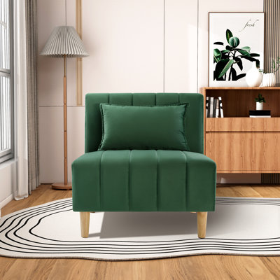 Ziba Velvet Accent Chair