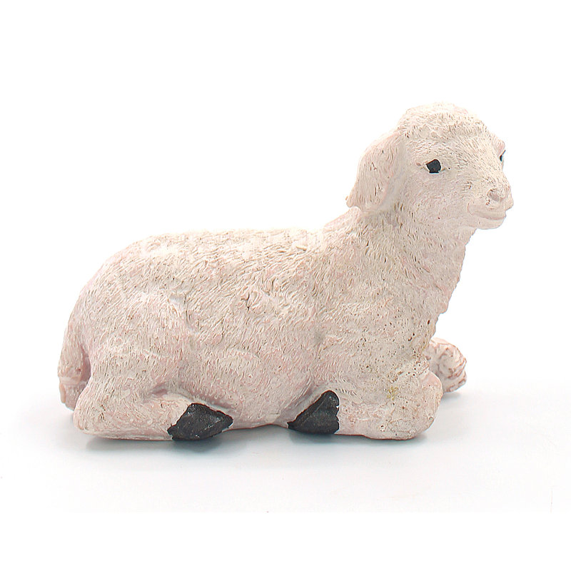 Crèche en tissu bleu de 11 pièces, 12 po H x 8 po L x 6 po P