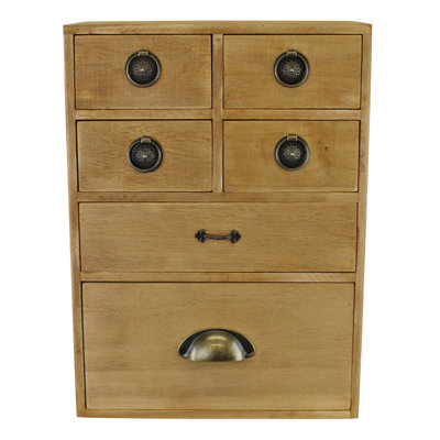 Dews Wood Desk Organiser