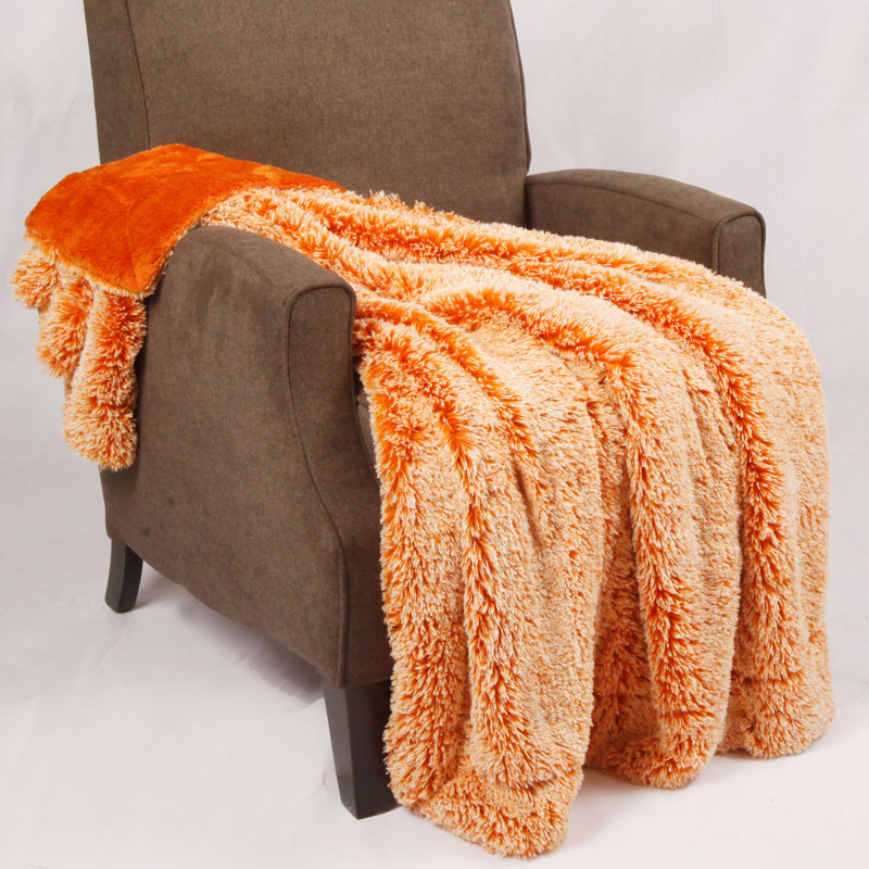 Throw Blanket, Burnt Orange