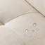 Causeuse-coussin modulaire 100% polyester crème