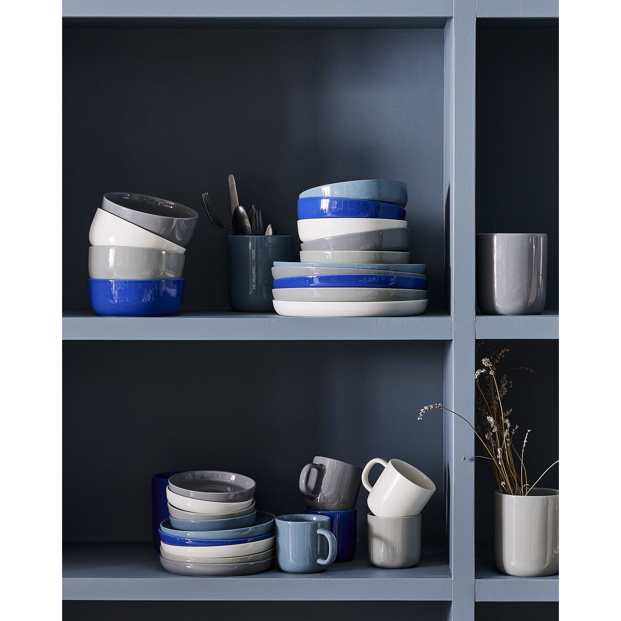 Canvas Home Reims Stoneware Salad Plate, Gray