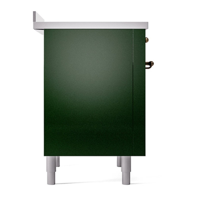 ILVE Nostalgie II 36 in Induction Range, Emerald Green/Bronze