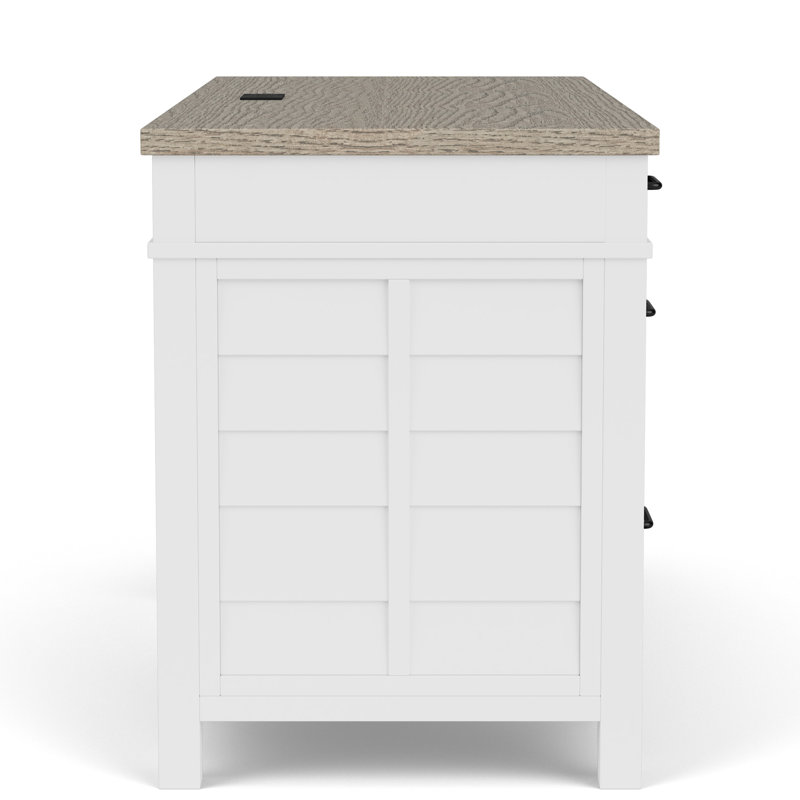 Gabby Executive Desk with Power Outlet