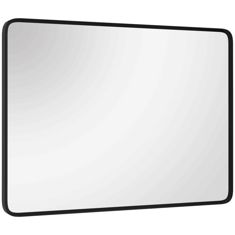 Inch Wall Mirror, Aluminum Frame Rectangular Wall Mirrors Decorative Mirror, 5-Layer Float Technology Mirror For Home Decor, Bathroom, Corner Hangs (Horizontal/Vertical)