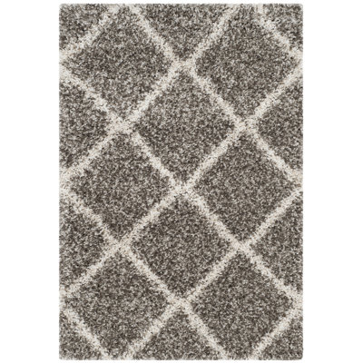 Girault Geometric Looped / Hooked Area Rug