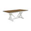 Ensemble de salle à manger de style moderne avec finition chêne et rallonge 6 chaises d'appoint rembourrées-1845447714-1845447726-1845447727