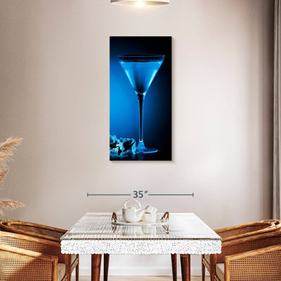Sleek Blue Cocktail