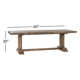 Doireann Reclaimed Pine Wood Dining Table