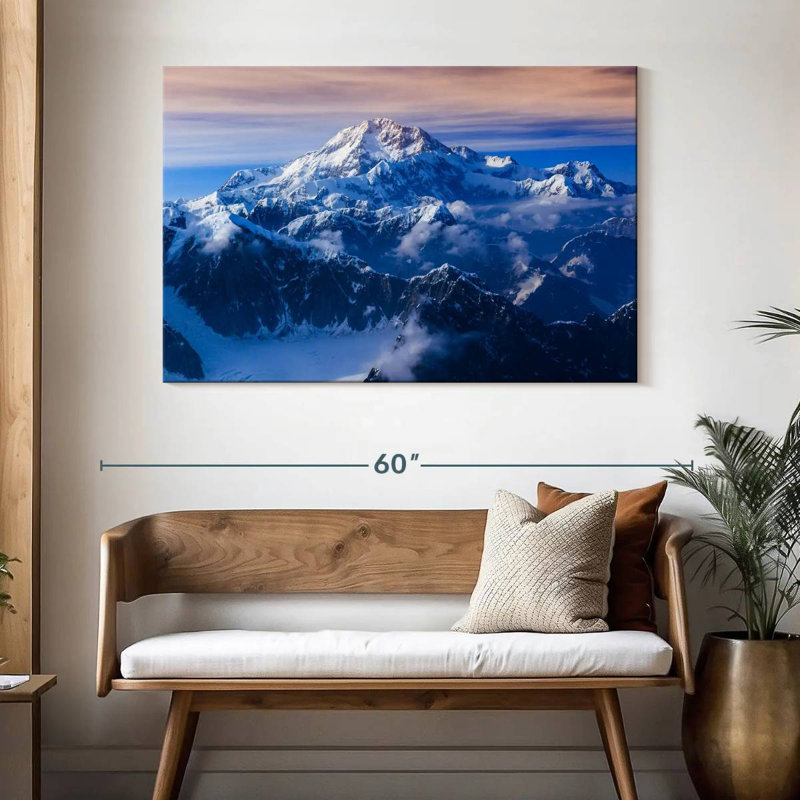 Alvord Snow Covered Mountain, 32" H x 48" W