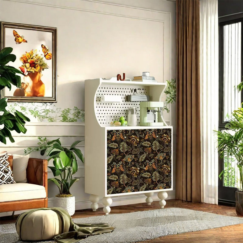 Armoire moderne et intégrée, Ivoire blanc