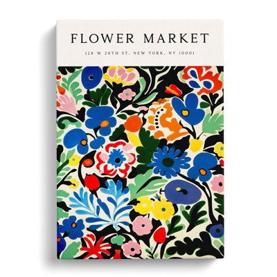 New York Flower Market Exhibition No.6 - Wrapped Canvas