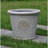 Rustic Style Rolled Rim Wide Vase Planter-87131650-87131649
