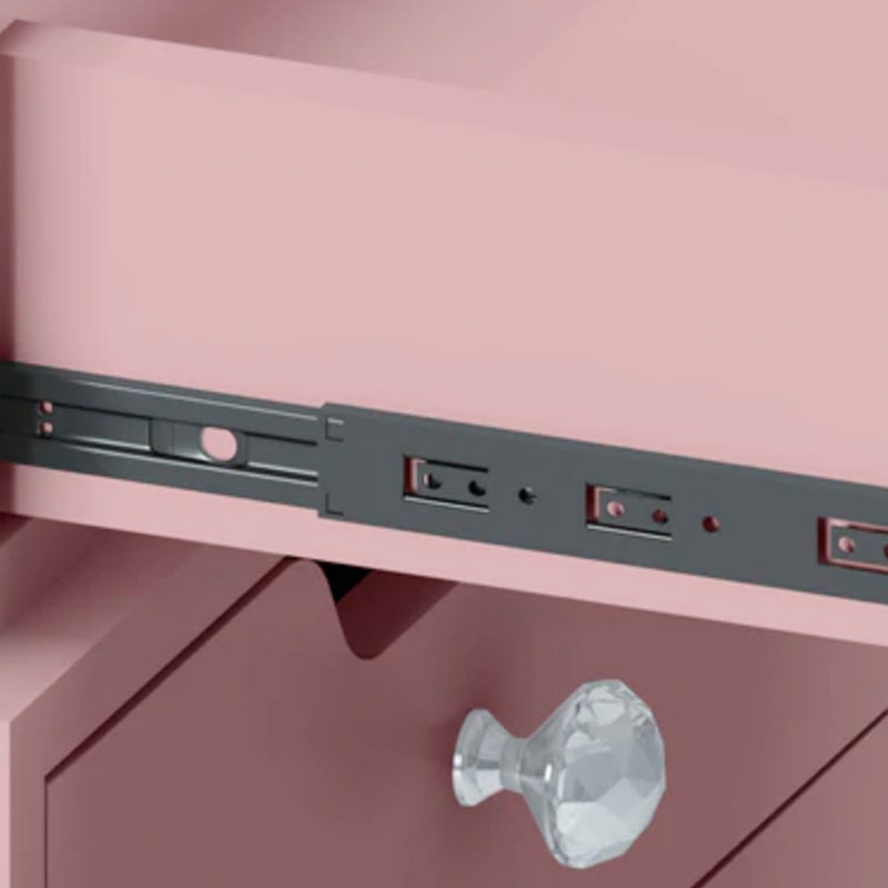 Commode 9 tiroirs Nuaymah, Rose