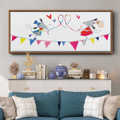 Circus Mice - toile encadrée