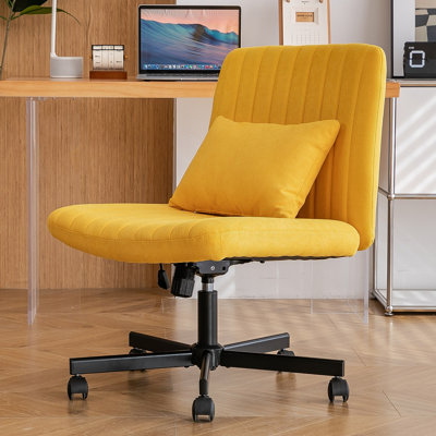Chaise de bureau Linen Criss Cross
