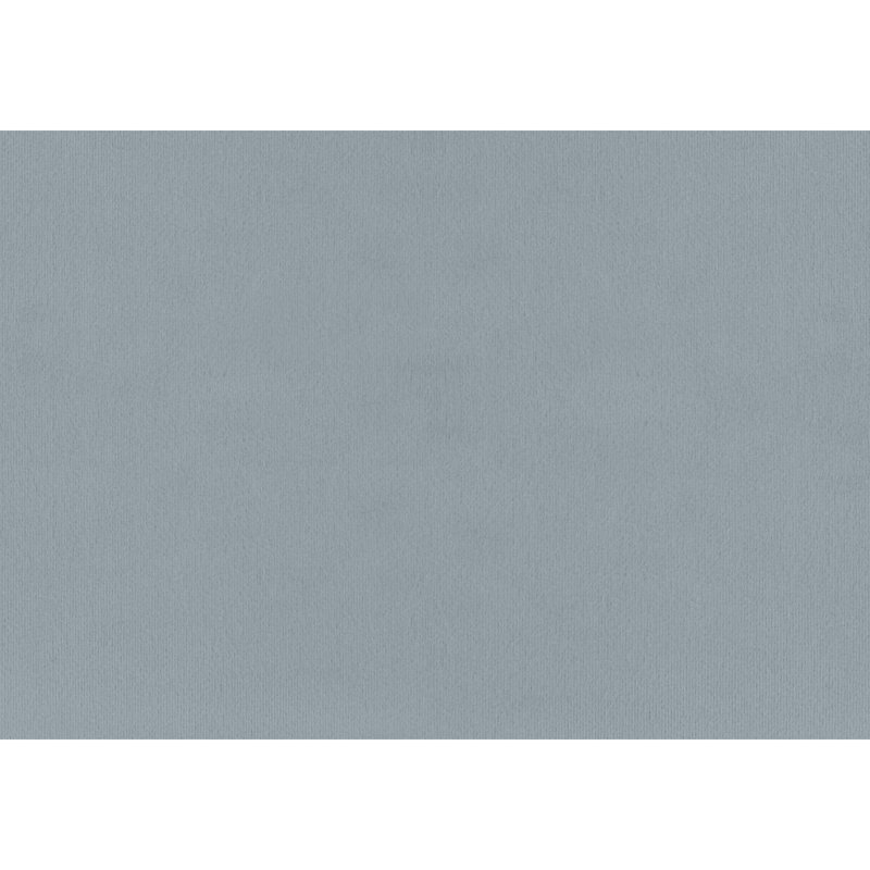 Lit simple avec revêtement en velours bleu et fabrication stable pour un sommeil paisible
