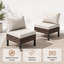 Outdoor Dining Side Chair with Cushions
