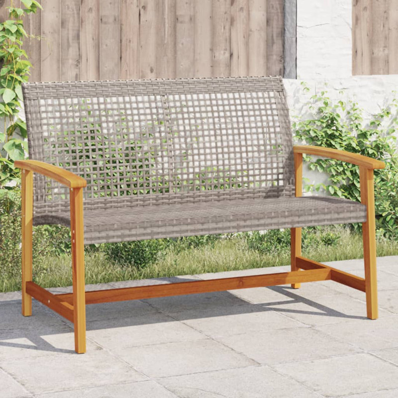 Orfalinda Outdoor Bench, Grey
