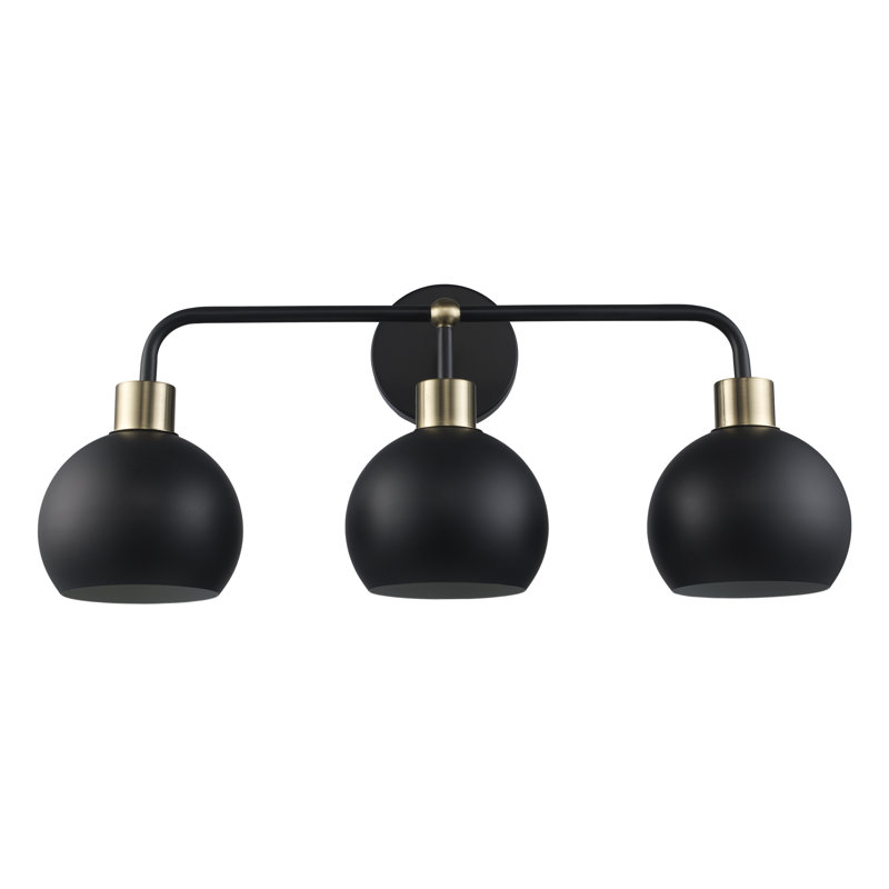 Éclairage pour meuble-lavabo à intensité variable Pupo, Noir, 3